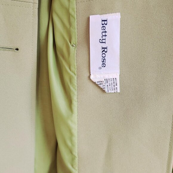 Vintage Betty Rose Overcoat Tan-Olive Green - Picture 3 of 5